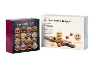 Tortenkartons oder Snackkartons - Krapfenkartons - Bagman Verpackungen